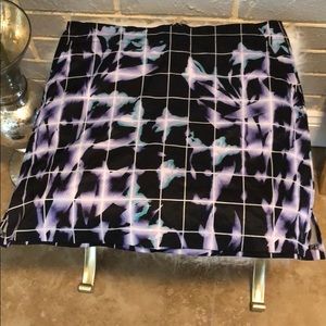 Golf skirt purple & black